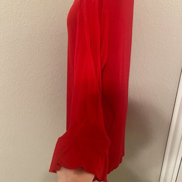 Inchanted Red 3/4 Sleeve Top - Picture 5 of 12